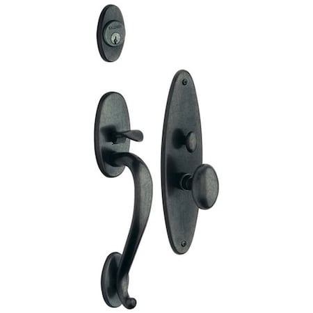 Baldwin Double Cylinder Entry Handlesets Distressed Oil Rubbed Bronze 6560.402.DBLC